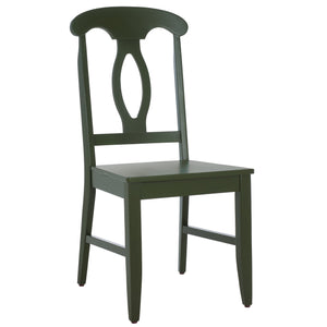 Safavieh Hannelore Side Chair - Elegant Dark Green Design For Chic Home Decor & Memorable Gatherings Dark Green Wood Dch6906c