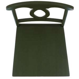 Safavieh Hannelore Side Chair - Elegant Dark Green Design For Chic Home Decor & Memorable Gatherings Dark Green Wood Dch6906c