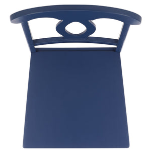 Hannelore Scandinavian Side Chair With Warm Wood Grain Finish, Solid Frame, Comfortable Contoured Seat