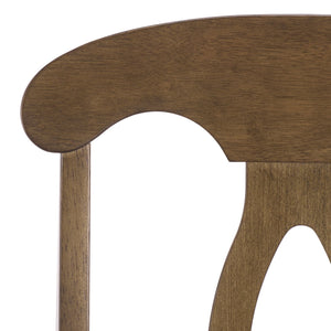 Hannelore Elegant Arm Chair With Solid Wood Frame, Curved Back & Integrated Arms For Comfort