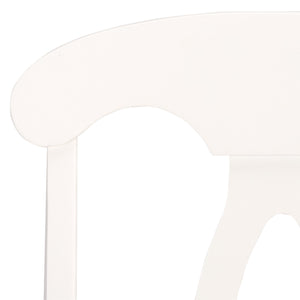 Hannelore Elegant Arm Chair With Solid Wood Frame, Curved Back & Integrated Arms For Comfort