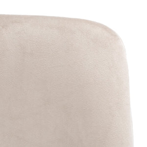 Safavieh ZOI Upholstered Dining Chair - Modern Glamour Meets Everyday Comfort for Your Elegant Dining Space Taupe / Black DCH7500B-SET2