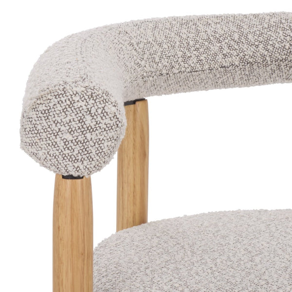 Safavieh Kaladin Dining Chair - Elegant Comfort Meets Timeless Design For Modern And Classic Interiors Light Grey / Natural DCH7503B