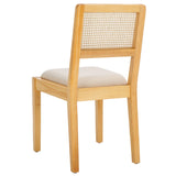 Safavieh Suzetta Dining Chair Natural / White DCH8000A