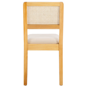 Safavieh Suzetta Dining Chair Natural / White DCH8000A