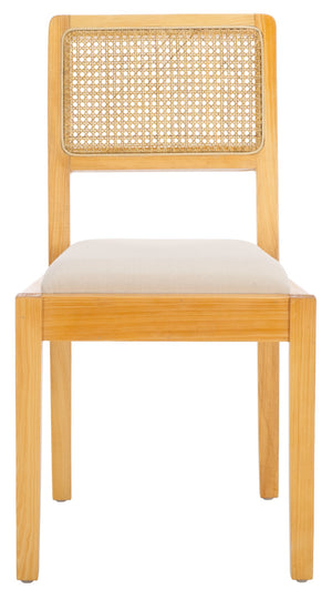 Safavieh Suzetta Dining Chair Natural / White DCH8000A