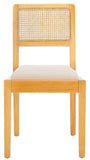 Safavieh Suzetta Dining Chair Natural / White DCH8000A