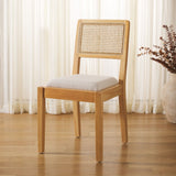 Safavieh Suzetta Dining Chair Natural / White DCH8000A