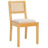 Safavieh Suzetta Dining Chair Natural / White DCH8000A