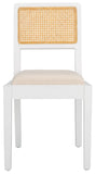 Safavieh Suzetta Dining Chair White / Natural DCH8000C