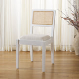 Safavieh Suzetta Dining Chair White / Natural DCH8000C