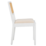 Safavieh Suzetta Dining Chair White / Natural DCH8000C