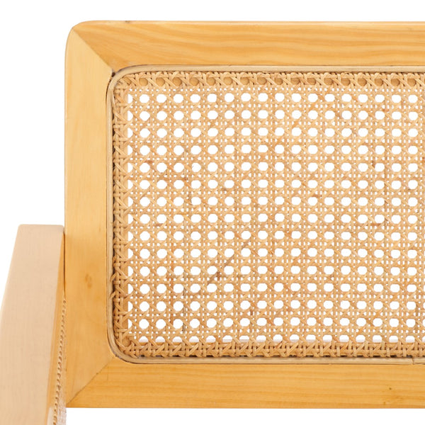 Safavieh Patrina Armed Dining Chair Natural / White DCH8001A