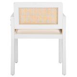 Safavieh Patrina Armed Dining Chair White / Natural DCH8001C