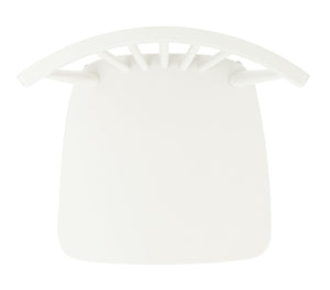 Safavieh WINONA Spindle Back Dining Chair Set of Two - Classic Farmhouse Style with Durable Rubberwood Frame Off White DCH8500C-SET2