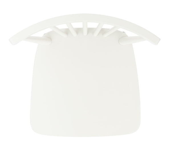 Safavieh WINONA Spindle Back Dining Chair Set of Two - Classic Farmhouse Style with Durable Rubberwood Frame Off White DCH8500C-SET2