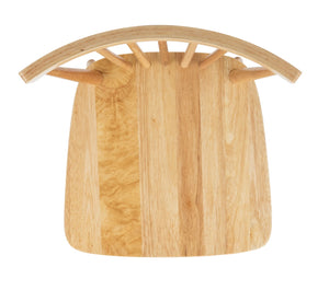 Safavieh WINONA Spindle Back Dining Chair Set of Two - Classic Farmhouse Style with Durable Rubberwood Frame Natural DCH8500D-SET2