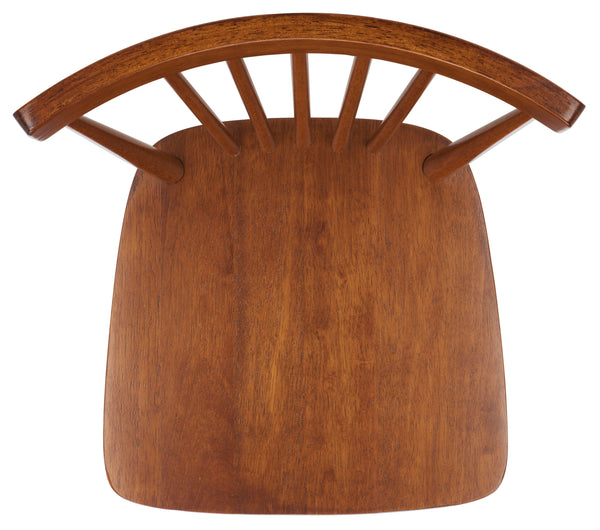 Safavieh Winona Spindle Back Dining Chair Set Of 4 – Timeless Farmhouse Design For Stylish Gatherings Walnut Wood Dch8500g-set2