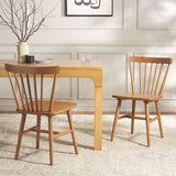 Safavieh Winona Spindle Back Dining Chair Honey DCH8500K-SET2