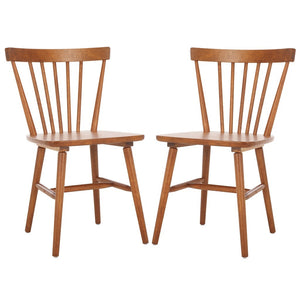 Safavieh Winona Spindle Back Dining Chair Honey DCH8500K-SET2