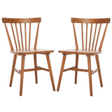 Safavieh Winona Spindle Back Dining Chair Honey DCH8500K-SET2