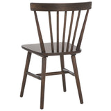 Safavieh Winona Spindle Back Dining Chair Walnut DCH8500L-SET2