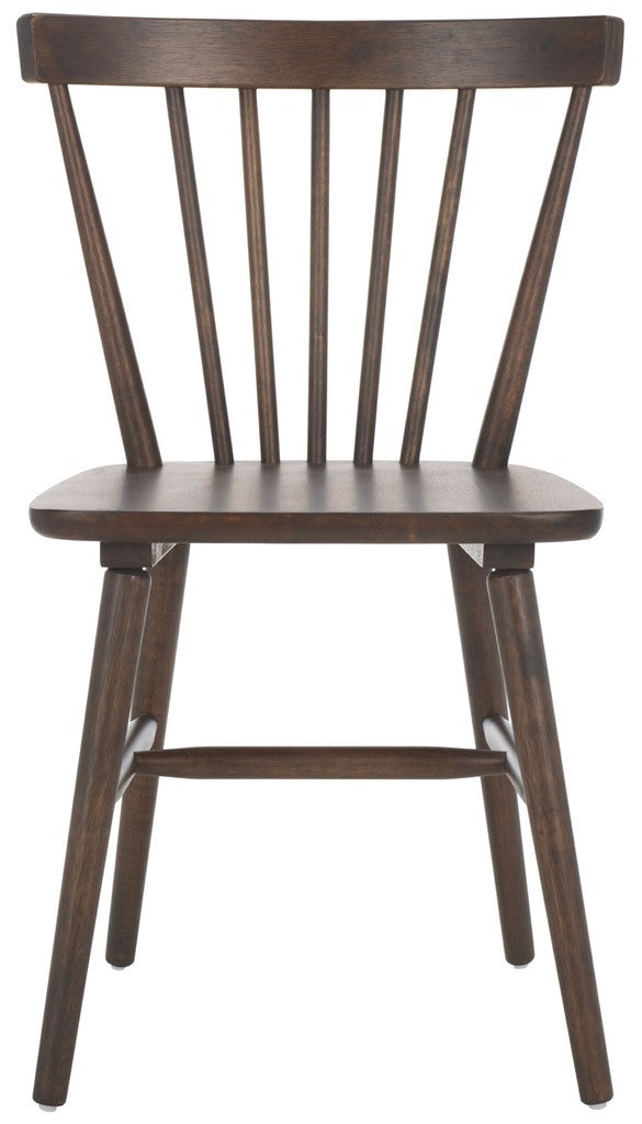 Safavieh Winona Spindle Back Dining Chair Walnut DCH8500L-SET2