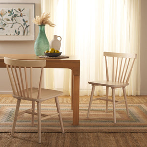 Safavieh Winona Spindle Back Dining Chair White Washed DCH8500M-SET2