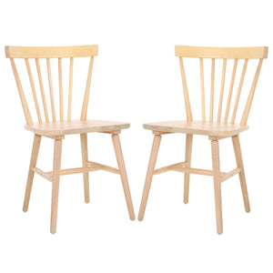 Safavieh Winona Spindle Back Dining Chair White Washed DCH8500M-SET2