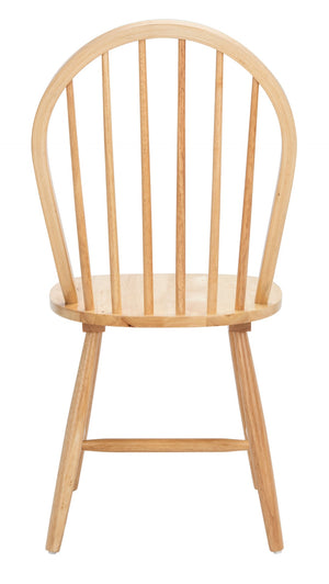 Safavieh CAMDEN Spindle Back Dining Chair Set of 2 - Timeless Americana Charm for Elegant Dining Spaces Natural DCH8501D-SET2
