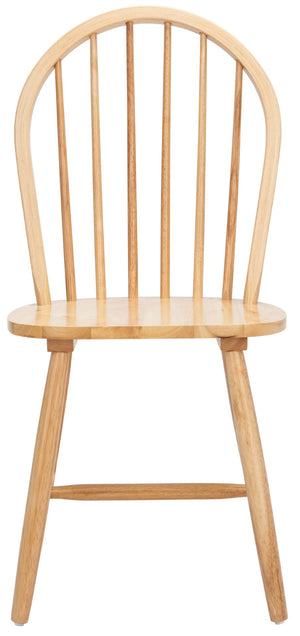 Safavieh CAMDEN Spindle Back Dining Chair Set of 2 - Timeless Americana Charm for Elegant Dining Spaces Natural DCH8501D-SET2