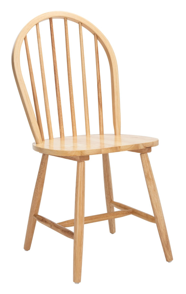 Safavieh CAMDEN Spindle Back Dining Chair Set of 2 - Timeless Americana Charm for Elegant Dining Spaces Natural DCH8501D-SET2