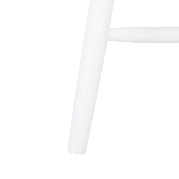 Safavieh TAYTEN Spindle Back Dining Chair for Modern Farmhouse Charm - Stylish and Durable Seating Set of Two White DCH8502A-SET2