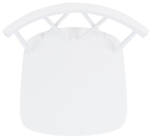 Safavieh TAYTEN Spindle Back Dining Chair for Modern Farmhouse Charm - Stylish and Durable Seating Set of Two White DCH8502A-SET2