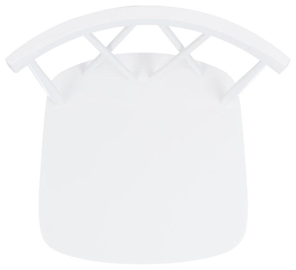 Safavieh TAYTEN Spindle Back Dining Chair for Modern Farmhouse Charm - Stylish and Durable Seating Set of Two White DCH8502A-SET2