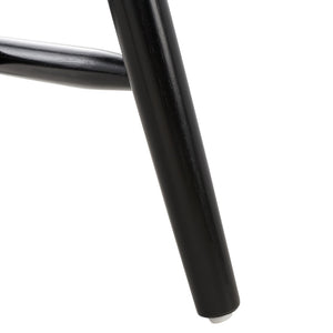 Safavieh TAYTEN Spindle Back Dining Chair for Modern Farmhouse Charm - Stylish and Durable Seating Set of Two Black DCH8502B-SET2