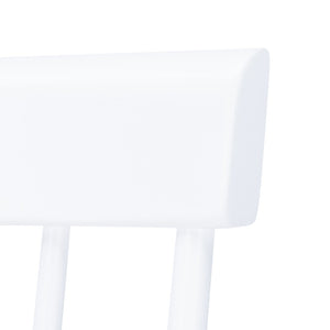 Safavieh KEALEY Dining Chair - Timeless Farmhouse Charm with Spindle-Back Design for Modern Dining Spaces Natural / White DCH8503A-SET2