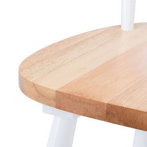 Safavieh KEALEY Dining Chair - Timeless Farmhouse Charm with Spindle-Back Design for Modern Dining Spaces Natural / White DCH8503A-SET2