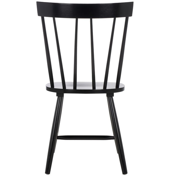 Safavieh KEALEY Dining Chair - Timeless Farmhouse Charm with Spindle-Back Design for Modern Dining Spaces Black DCH8503B-SET2