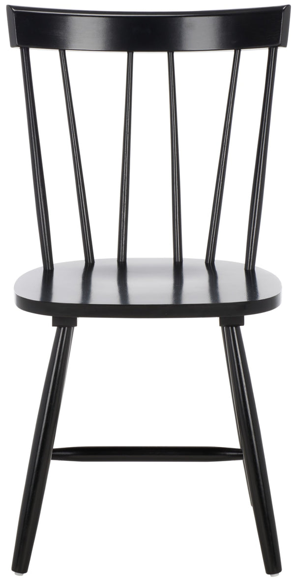 Safavieh KEALEY Dining Chair - Timeless Farmhouse Charm with Spindle-Back Design for Modern Dining Spaces Black DCH8503B-SET2