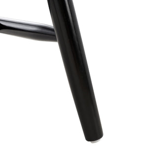 Safavieh KEALEY Dining Chair - Timeless Farmhouse Charm with Spindle-Back Design for Modern Dining Spaces Black DCH8503B-SET2