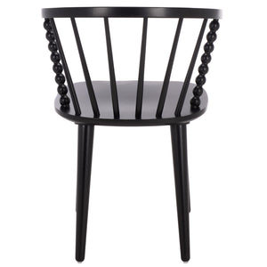 Paras Curved Back Dining Chair Set Of 2 | Solid Wood Frame, Ergonomic Lumbar Support, Sleek Durable Finish
