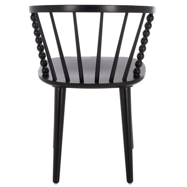 Paras Curved Back Dining Chair Set Of 2 | Solid Wood Frame, Ergonomic Lumbar Support, Sleek Durable Finish