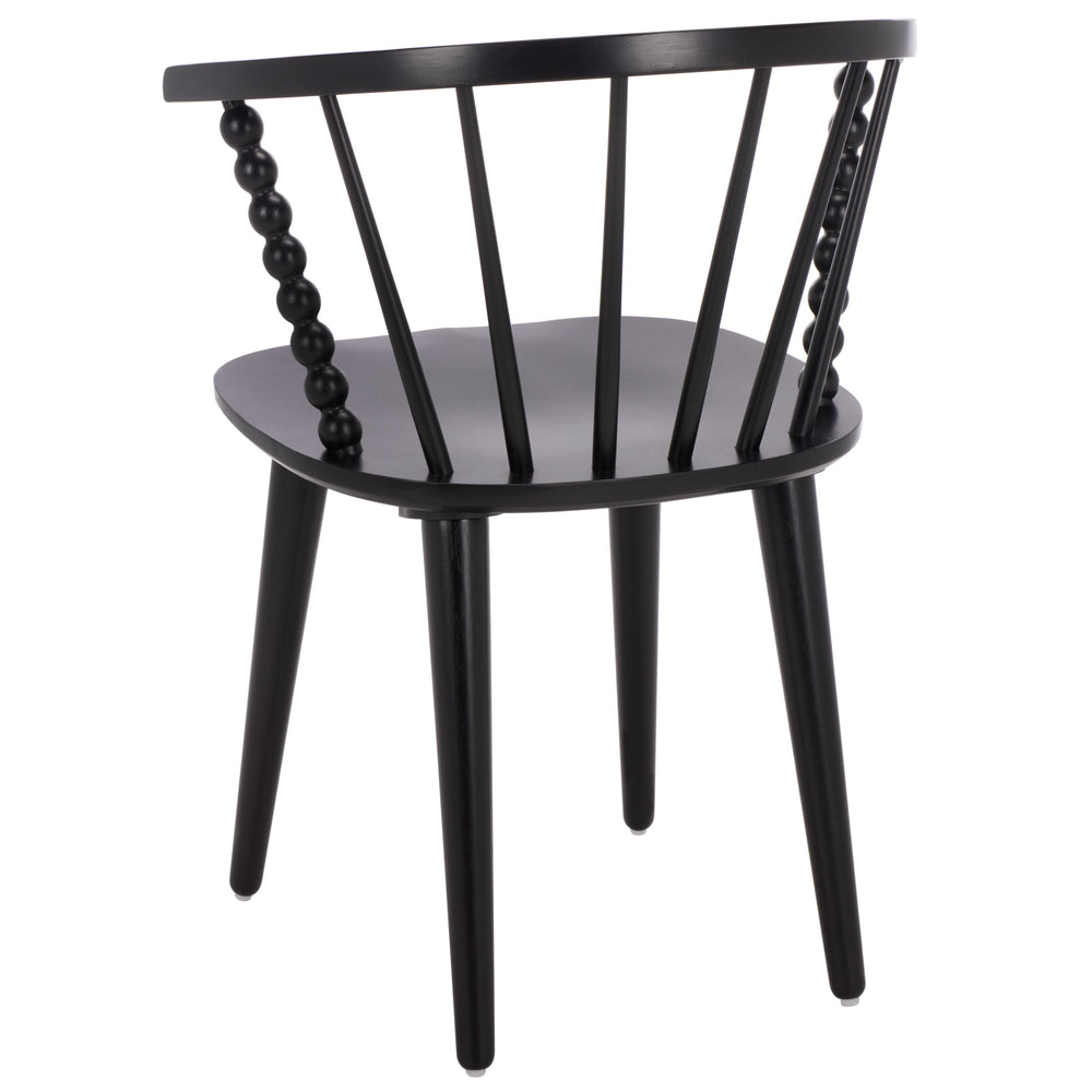 Paras Curved Back Dining Chair Set Of 2 | Solid Wood Frame, Ergonomic Lumbar Support, Sleek Durable Finish