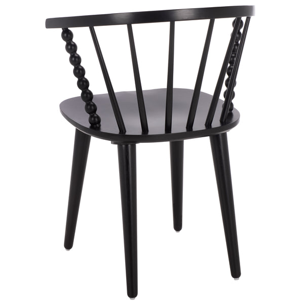 Paras Curved Back Dining Chair Set Of 2 | Solid Wood Frame, Ergonomic Lumbar Support, Sleek Durable Finish