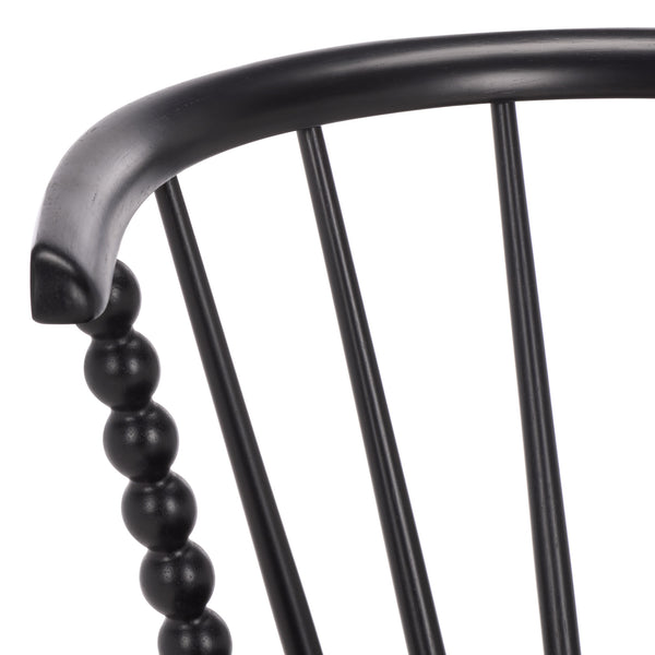 Paras Curved Back Dining Chair Set Of 2 | Solid Wood Frame, Ergonomic Lumbar Support, Sleek Durable Finish