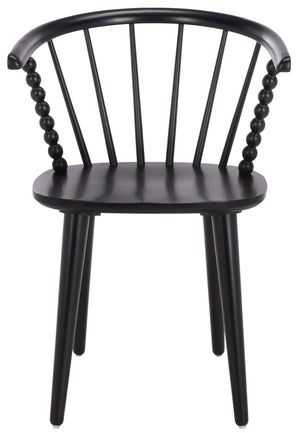 Paras Curved Back Dining Chair Set Of 2 | Solid Wood Frame, Ergonomic Lumbar Support, Sleek Durable Finish