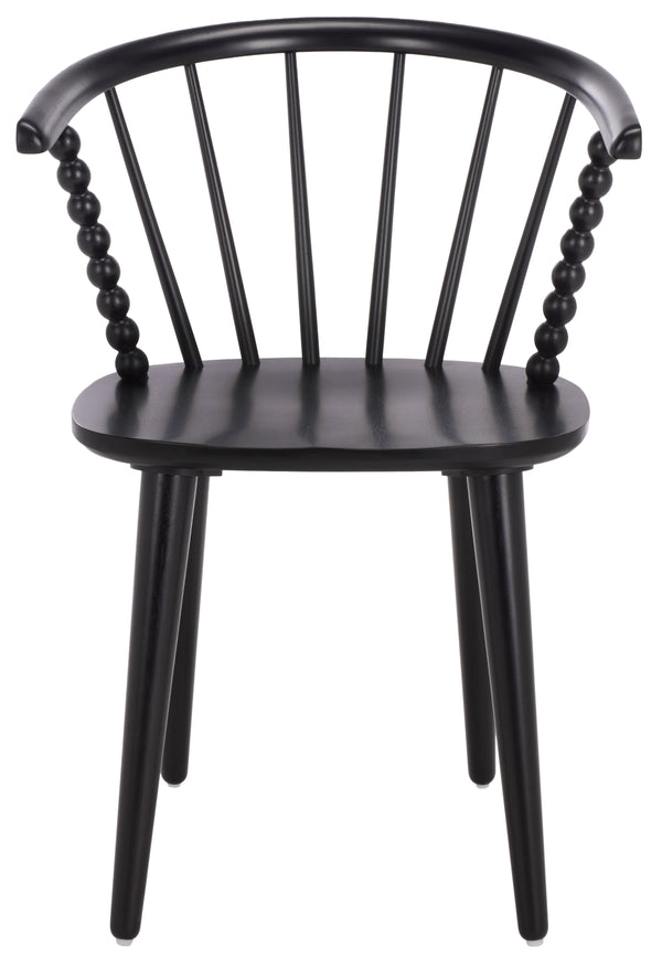 Paras Curved Back Dining Chair Set Of 2 | Solid Wood Frame, Ergonomic Lumbar Support, Sleek Durable Finish