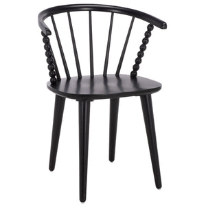 Paras Curved Back Dining Chair Set Of 2 | Solid Wood Frame, Ergonomic Lumbar Support, Sleek Durable Finish