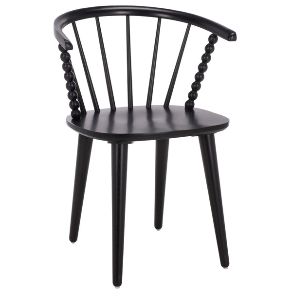 Paras Curved Back Dining Chair Set Of 2 | Solid Wood Frame, Ergonomic Lumbar Support, Sleek Durable Finish